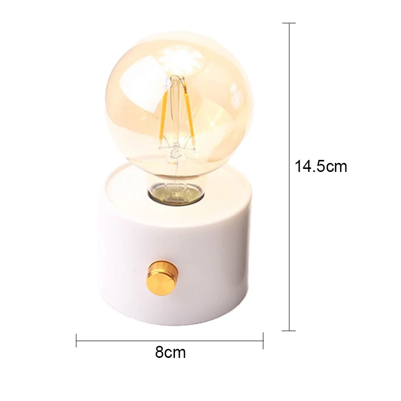 

Ретро ночник LED теплый свет ABS