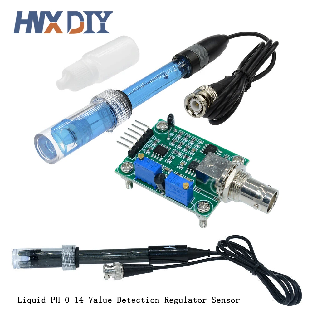 

1 комплект, датчик-регулятор для определения PH жидкости 0-14