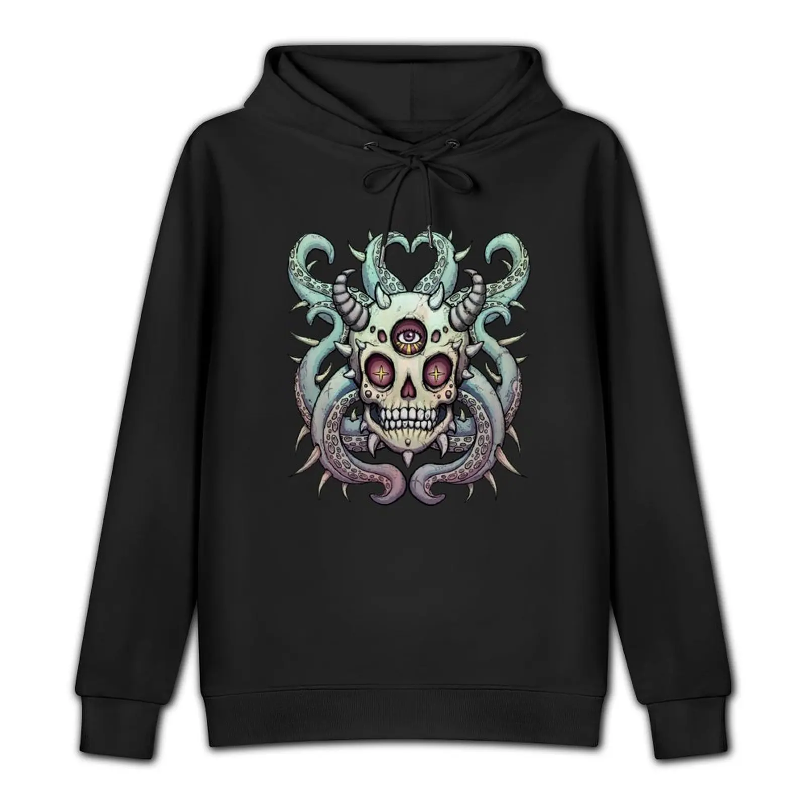 Пуловер с капюшоном в стиле аниме одежда для мужчин