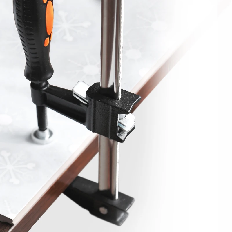 

New 6 Inch Quick Ratchet Release Speed Squeeze Wood Working Work Bar Clamp Clip Kit Hand Tool