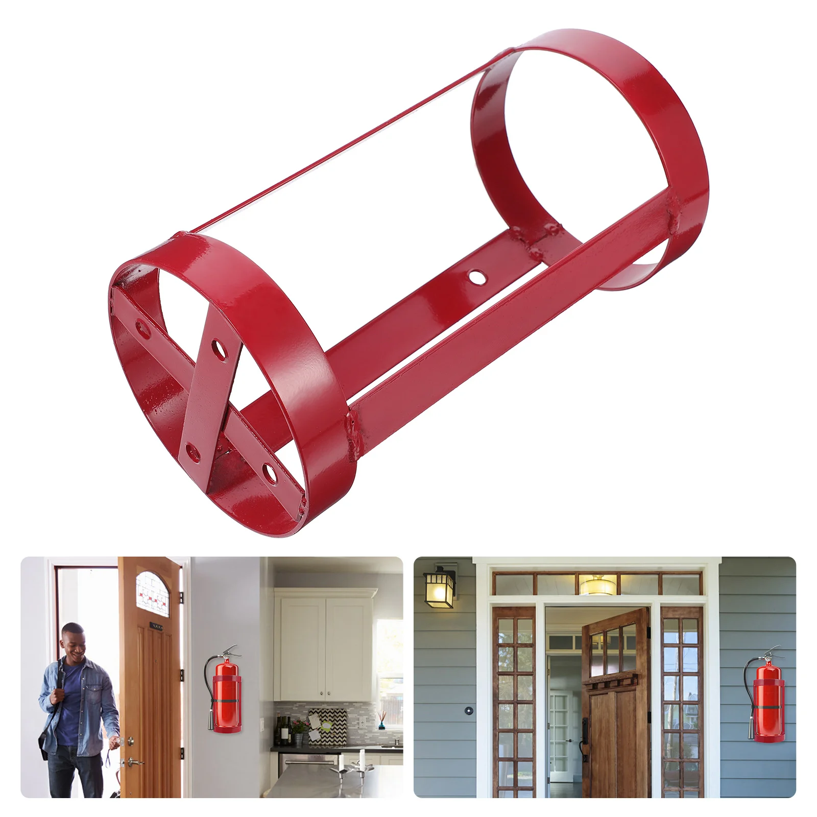 

Fire Extinguisher Mount Hanger Home Wall Rack Storage Organization Vehicle Bracket