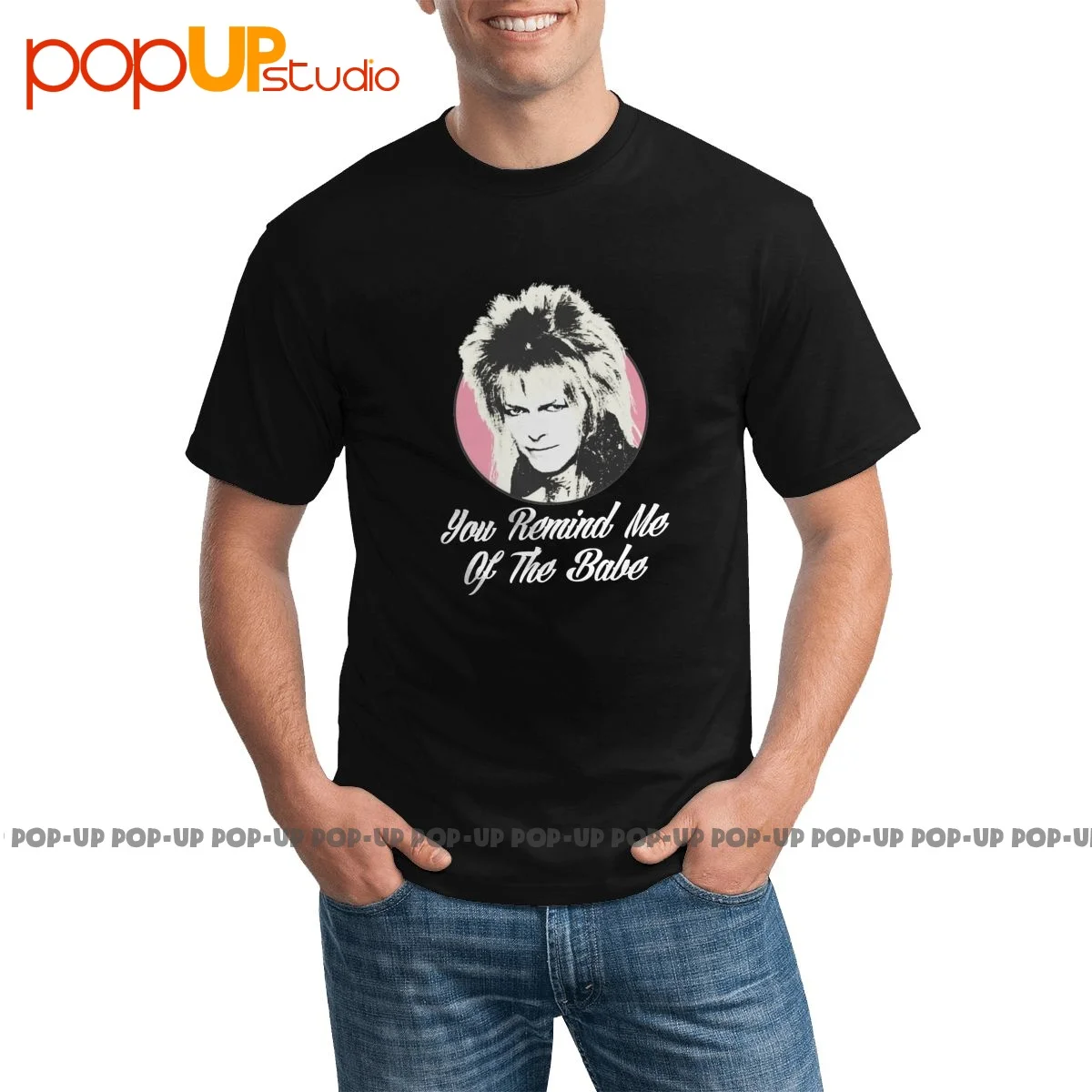 Поп Гоблин король 80-й лабиринт Боуи детская футболка Ретро Сращивание Бестселлер футболка