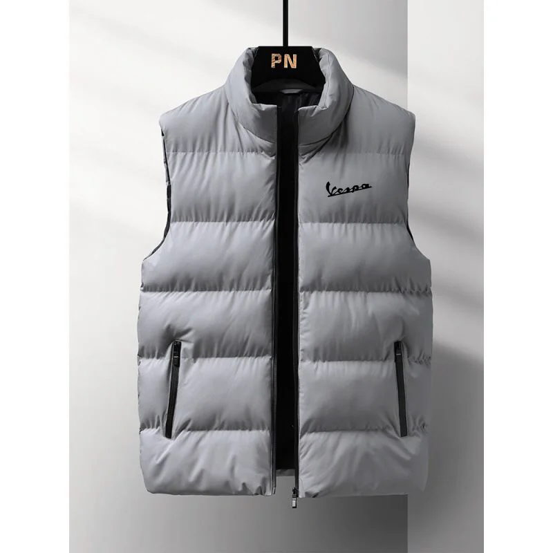 2022 Vespa Logo Fashion down Jacket Jacket Men's windbreaker Pilot down jacket Fall/winter men's outdoor wear Casual street wear