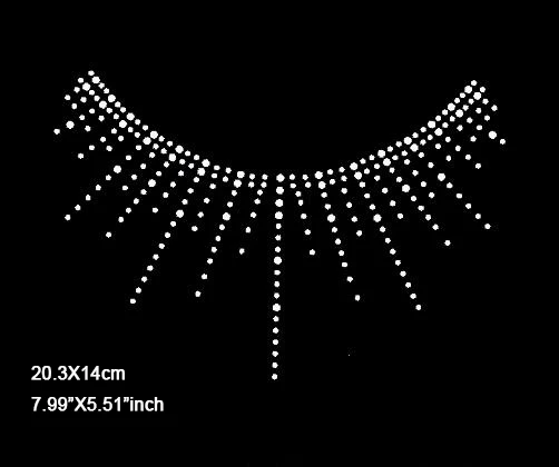 8 шт./партия (20 3x14 см) супер яркие стразы горячей фиксации теплопередающие Стразы