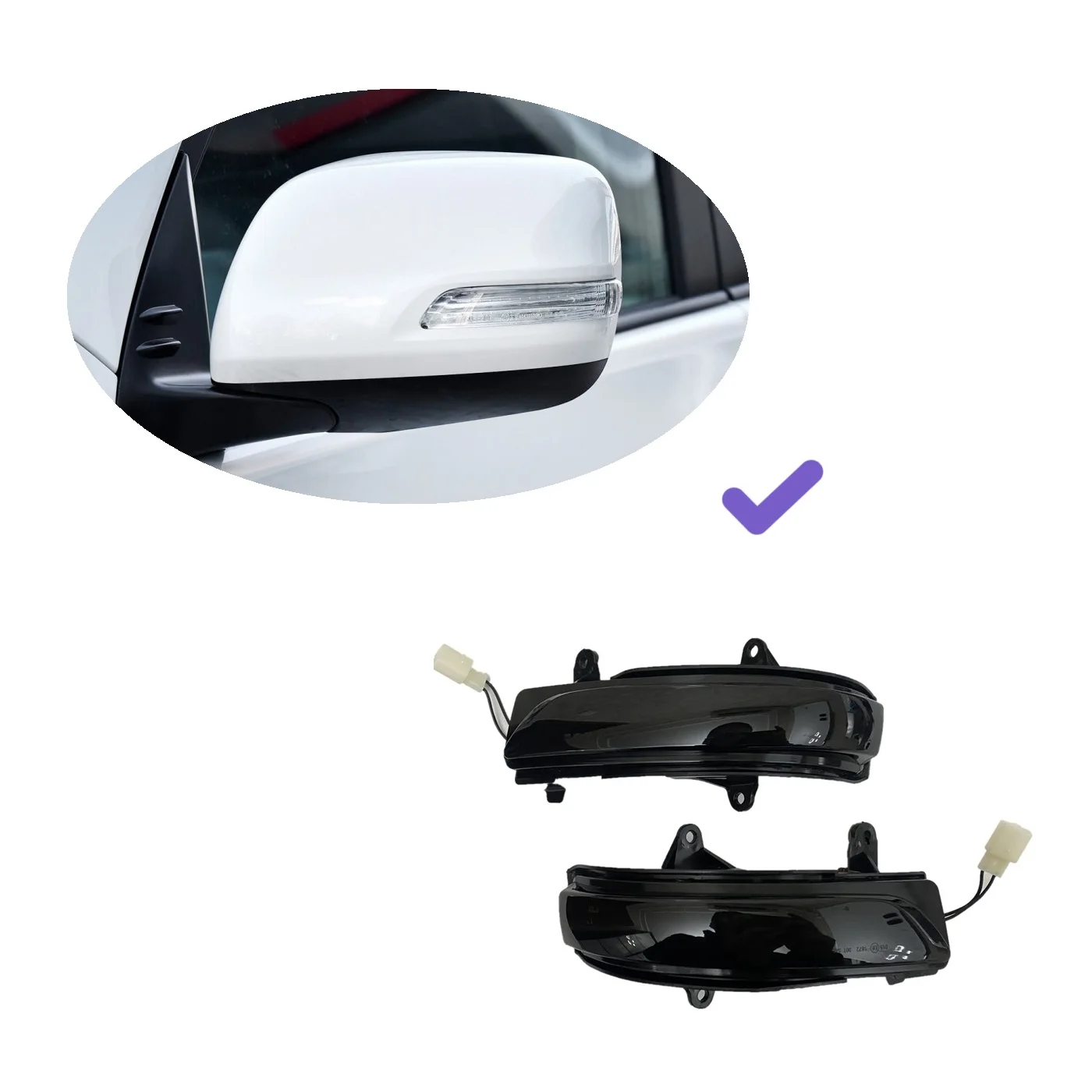 

Для Toyota Land Cruiser Prado 150 серии TRJ15 KDJ15 GRJ15 GDJ15 2009-2018 динамическое светодиодное боковое зеркало указателя поворота