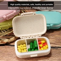 3 grids pill box mini pill case tablet pill organizer case dispenser travel tablet holder container medicine drug storage box