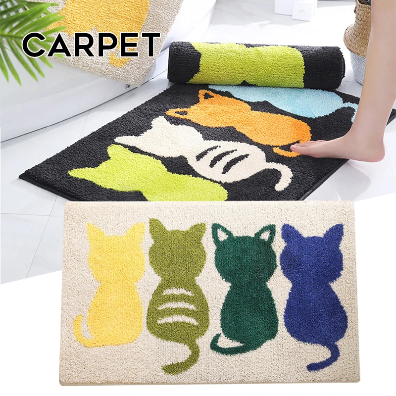 

Cartoon Bath Mat Super Absorbent Non-Slip Door Doormat Bath Mat Quick Drying Door Doormat Bath Mat Cartoon Bath Mat DCS