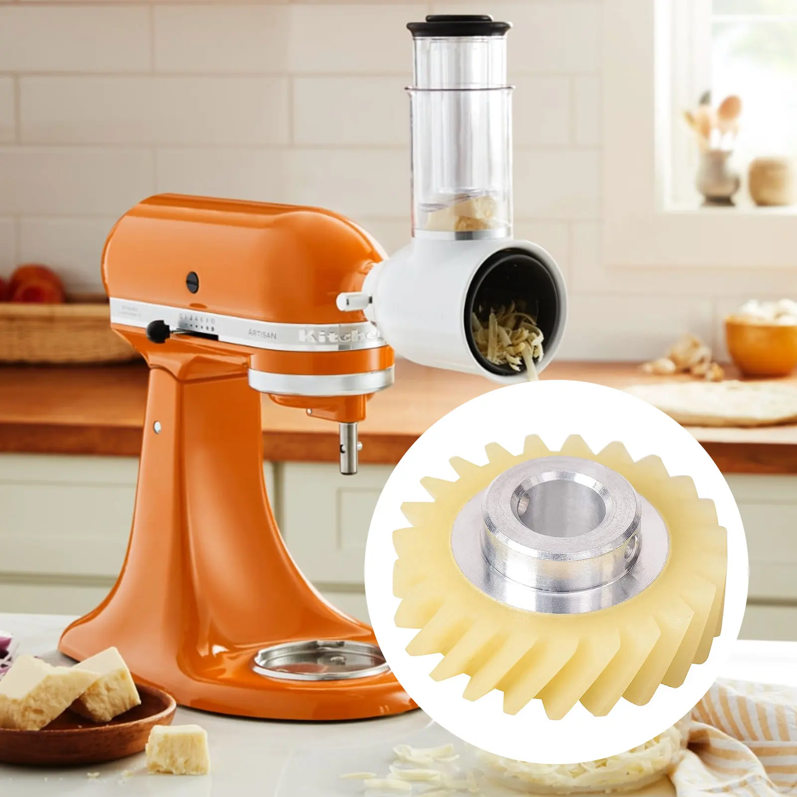 

Mixer Worm Gear Universal Replacement Kitchen Appliance Sliding Mats Compatible With All Mixer Fit For Whirlpool Mixer Aid