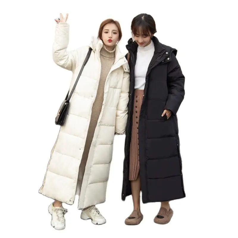 

2021 Winter New Korean Version Extended Student Bf Loose Padded Quilted Jacket
