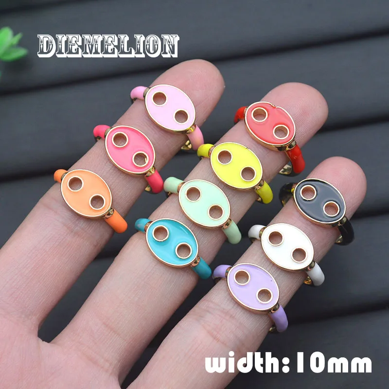 

10 шт./партия, разноцветные кольца в форме свиньи