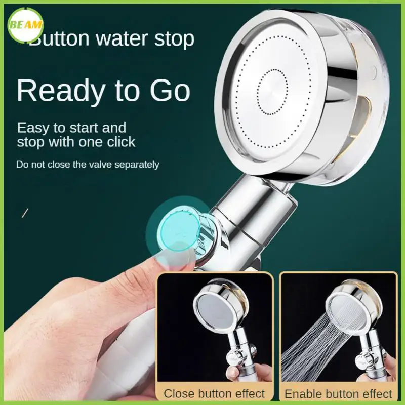 

Shower Head Multicolor Handheld Toilet Bathroom Shower Shower Propeller Bathroom Accessories Filter Rainfall Washable Shower