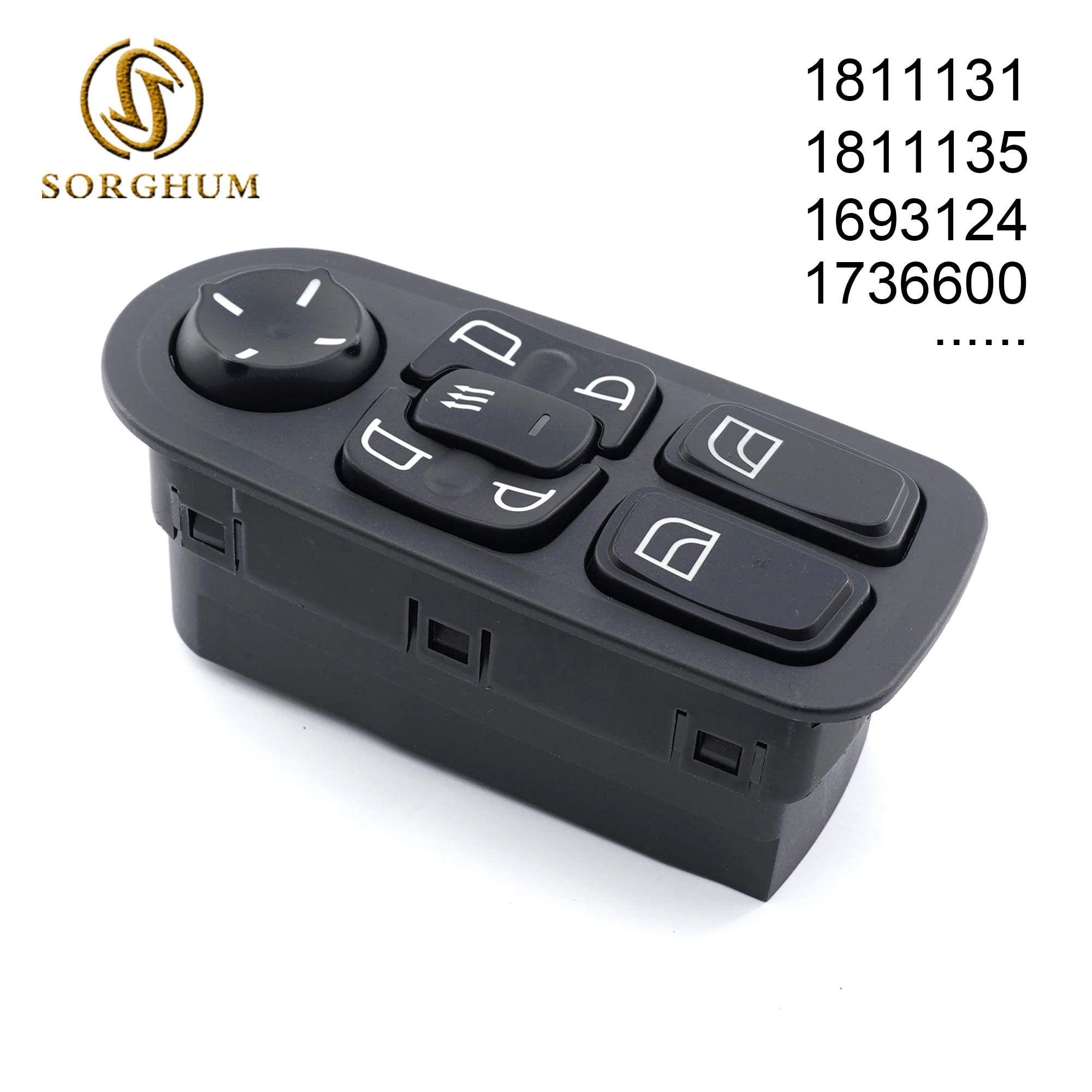 

Sorghum 1811131 1811135 1698944 1669884 1693124 Truck Master Power Window Switch For DAF XF X105 XF CF65 CF75 CF85 XF95 XF105