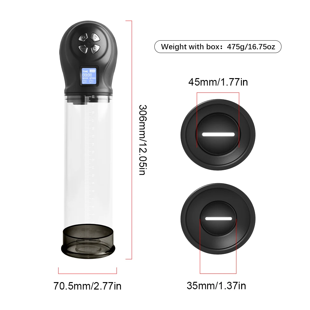 Электрический пенис увеличивающий Мужской вакуумный насос водяной спа