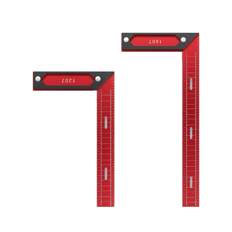 

320/420mm Carpenter Measuring Tools L-Type Hole Ruler Line Drawing Marking Gauge
