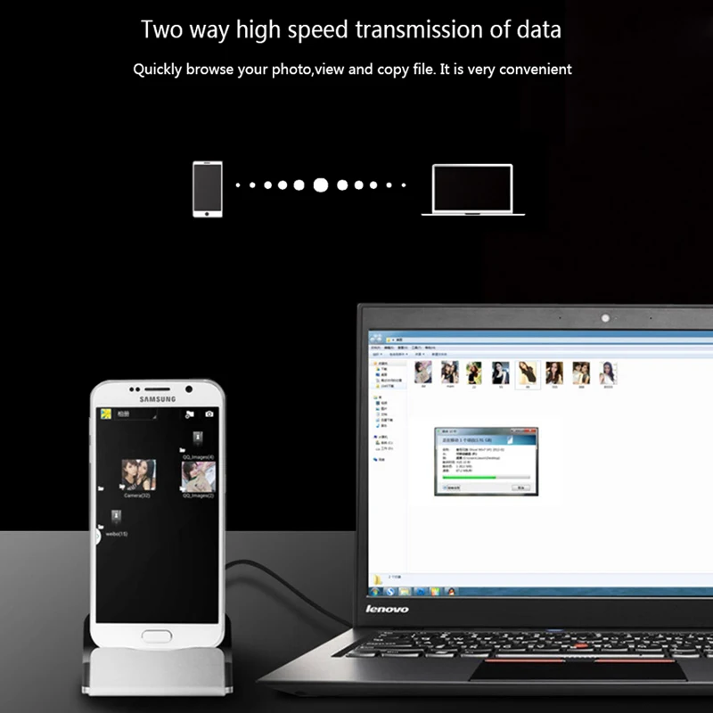 Беспроводная зарядная док-станция для iPhone12 Samsung Android Type-C