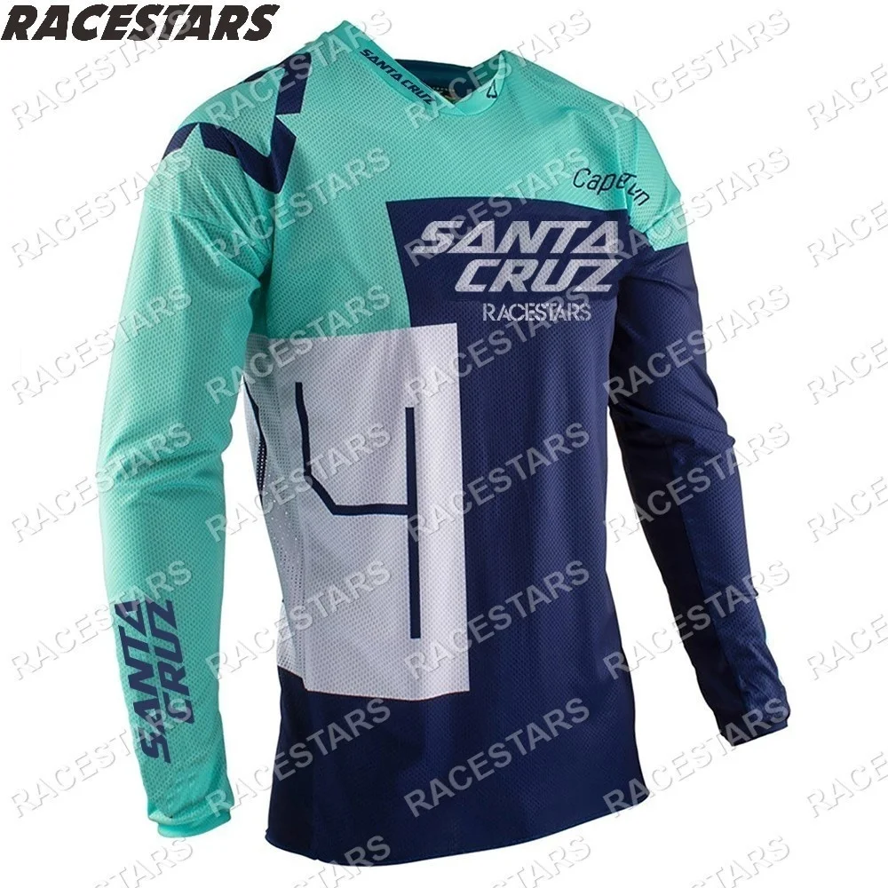 

SANTA CRUZ 2023 Enduro Downhill Mountain Cycling Clothes Bike Jerseys MX Motocross BMX Racing Jersey DH Long Sleeve MTB T-shirt