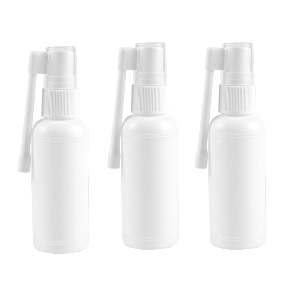 10 Pcs Nasal Wash Bottle Travel Container Mister Spray Bottle Travel Spray Bottle Spiral Throat Spray