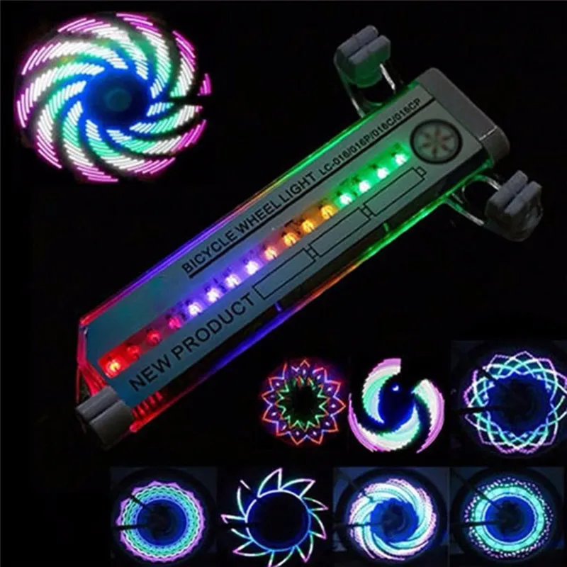 

Double Sided Led Flash Spoke Light Waterproof Wheel Light Led Warning Light Colorful Bike Accessories Signal Light Bicycle Lamp