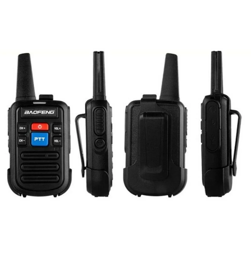 2 PCS Baofeng bf-c50 Mini Walkie Talkie Kids Portable Ham Radio Comunicador UHF PTT Woki Toki Handy Two Way Radio HF Transceiver