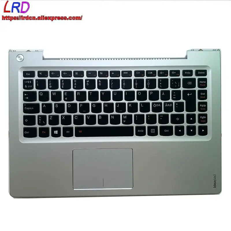 

New/Orig NDC Nordic Backlit Keyboard With Palmrest Upper Case for Lenovo Ideapad U330 U330T U330P Laptop C Cover 90203537