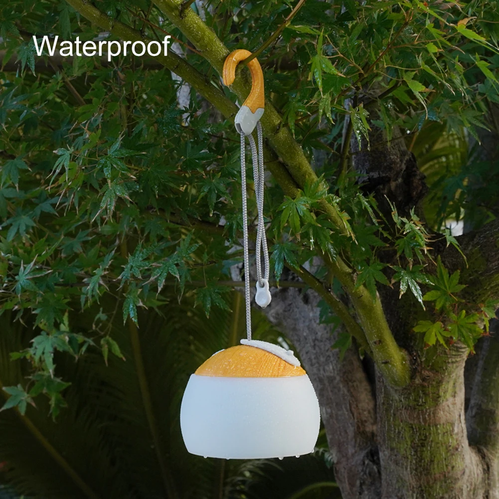 

Светодиодный ночной Светильник для кемпинга, 5200 мАч, с зарядкой от Type-C, IPX4, водонепроницаемый светильник для кемпинга, аварийный светильник ...