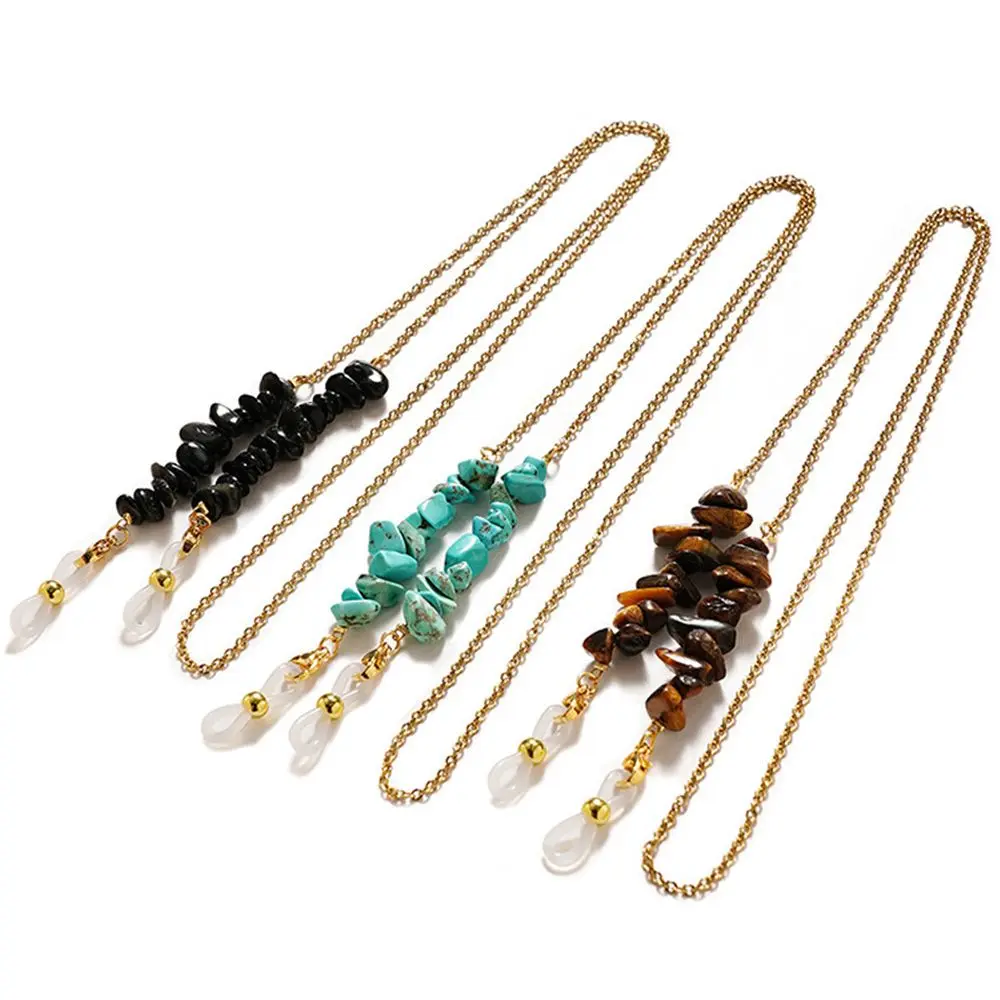 

Eyewear Accessories Metal Stone Stainless Steel Eyeglasses Strap Sunglasses Lanyards Glasses Cords Glasses Chains