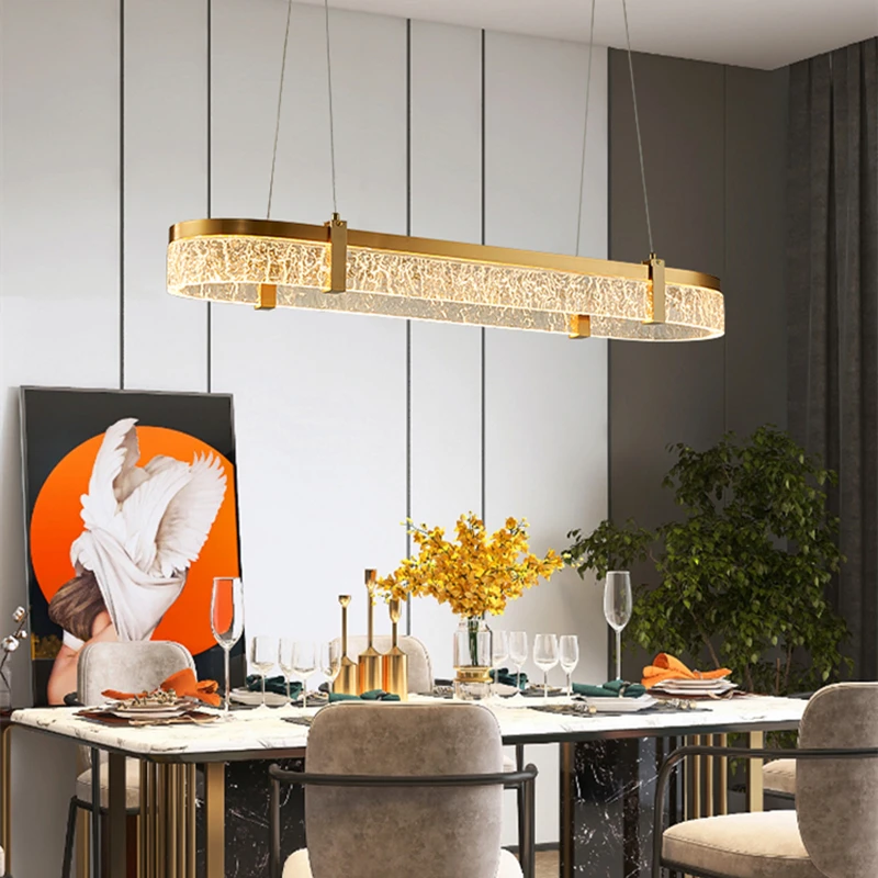 

Deyidn Modern Pendant Indoor Decoration LED Chandelier Creative Texture Light Luxury For Living Room Restaurant Bar Kitchen