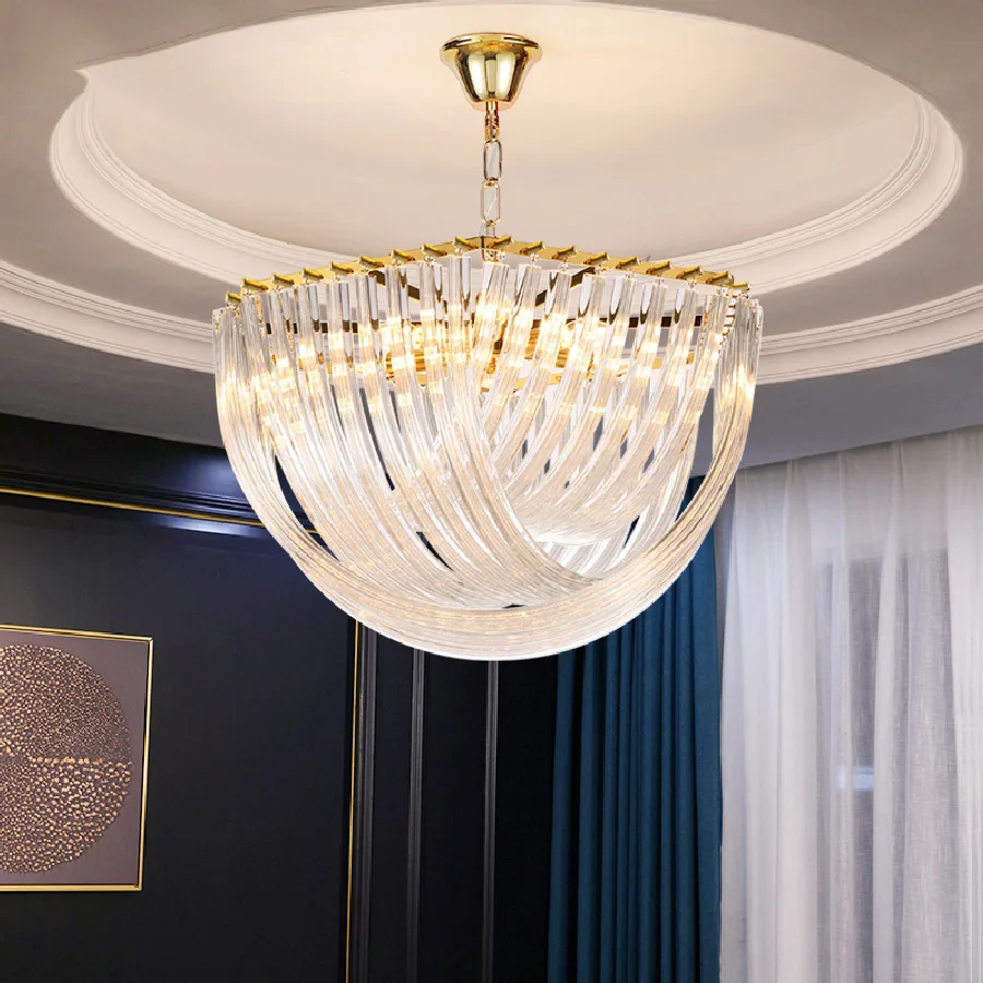 

Роскошная хрустальная люстра для гостиной, простой современный светильник для спальни, столовой, кухни, украшение для дома