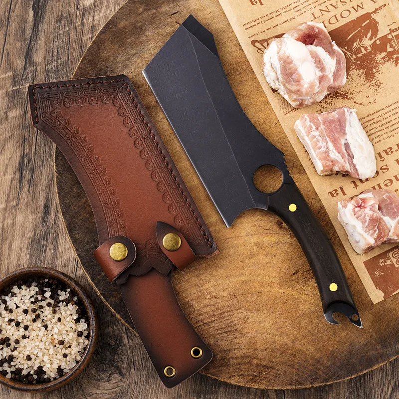

High Carbon Steel Japanese Knife 7CR17 440C Kitchen Knife Sharp Boning Knife For Kitchen Forged Vegetable Cutter Meat Cleaver