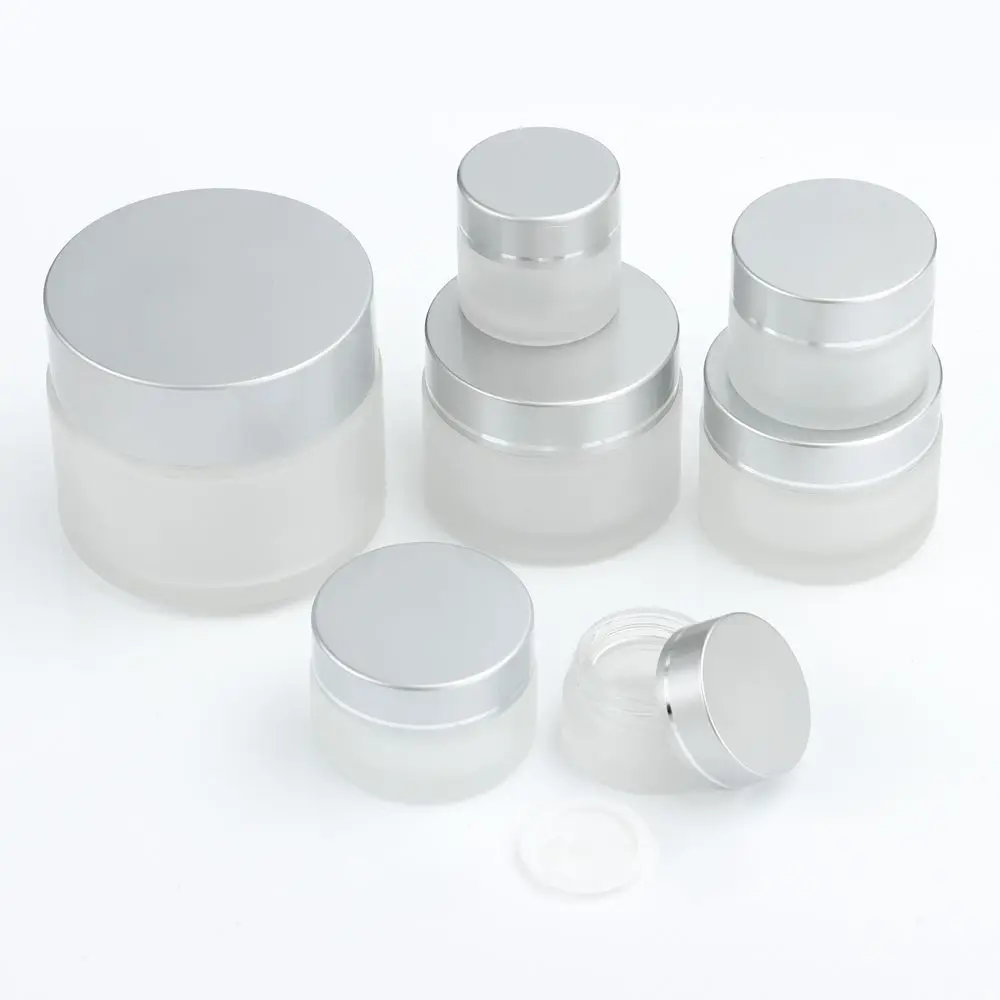 

with Lids Leak Proof Empty Sample Jars Makeup Pot Jar Cream Lotion Box Cosmetic Containers Cases Round Ointments Bottle