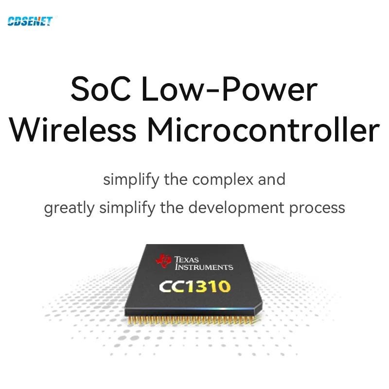 CC1310 868MHz 915MHz ModBus RF Wireless Transceiver CDSENET E70-900T30S 30dBm High-speed Continuous Transmission IPEX/Stamp hole