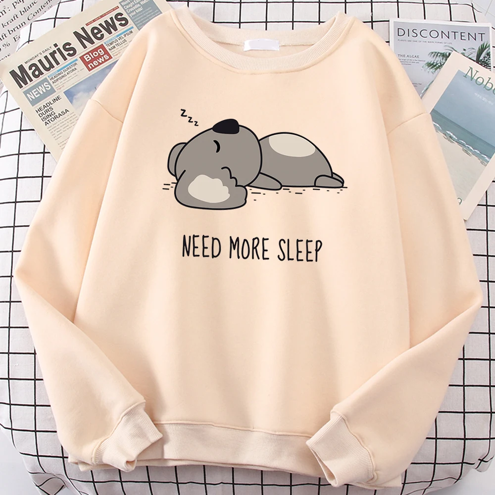 Cute Raccoon Sleeping Need More Sleep Mens Sweatshirts Casual Clothing Casual Harajuku Tracksuit Comfortable Hoodie For Male