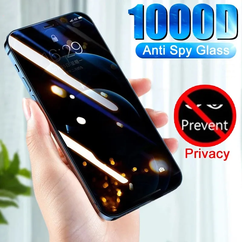 

Privacy Screen Protectors For iPhone 13 12 11 Pro Max Mini Anti-spy Tempered Glass For iPhone 6 6s 7 8 Plus XR X XS Max SE Glass