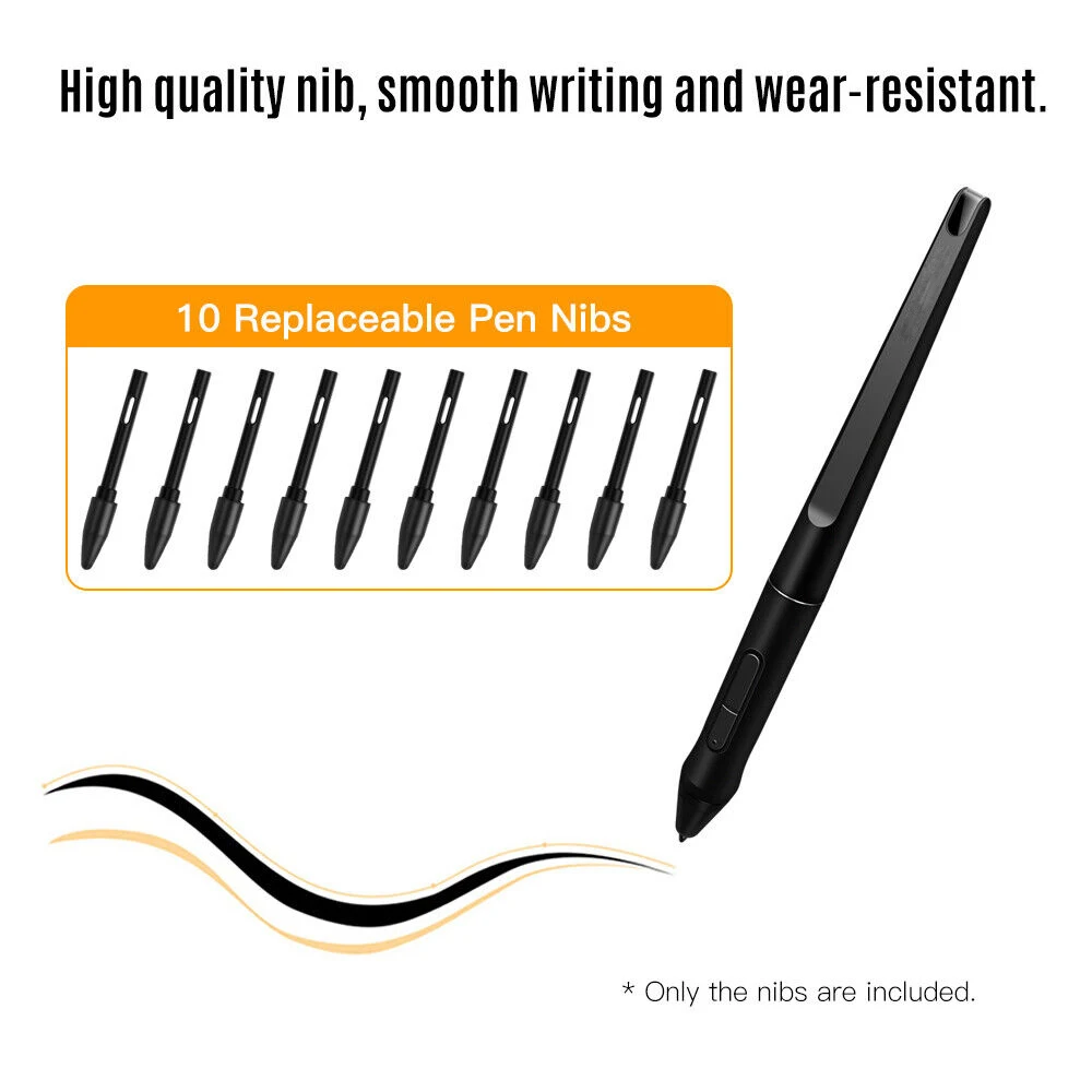 

For HUION Pen Nib PN05 Replacement Nibs for Digital Pen PW500 PW507 Graphics Tablet Q620M HS611 Kamvas Pro 16/12/13 Kamvas 20