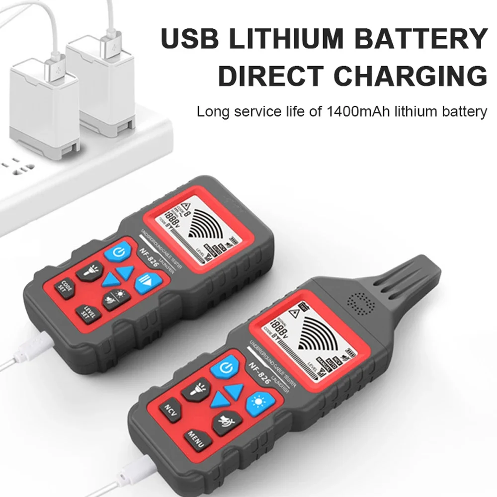 NOYAFA NF-826 Тестер подземного кабеля Трекер проводов обнаруживает стену