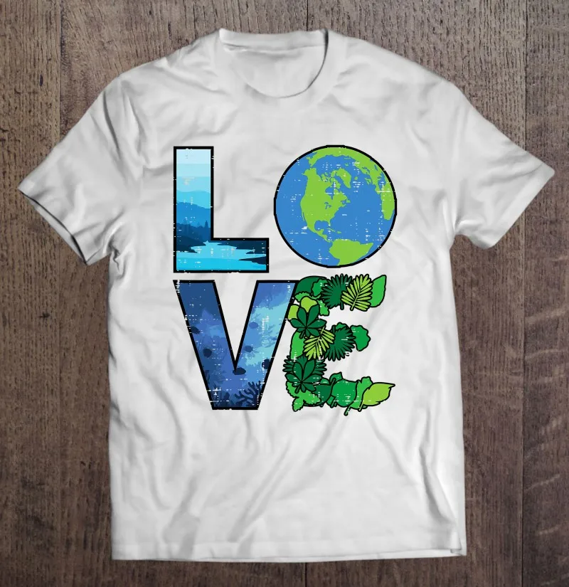 

Футболка Мужская/Женская/детская с принтом аниме «Love Earth Day»