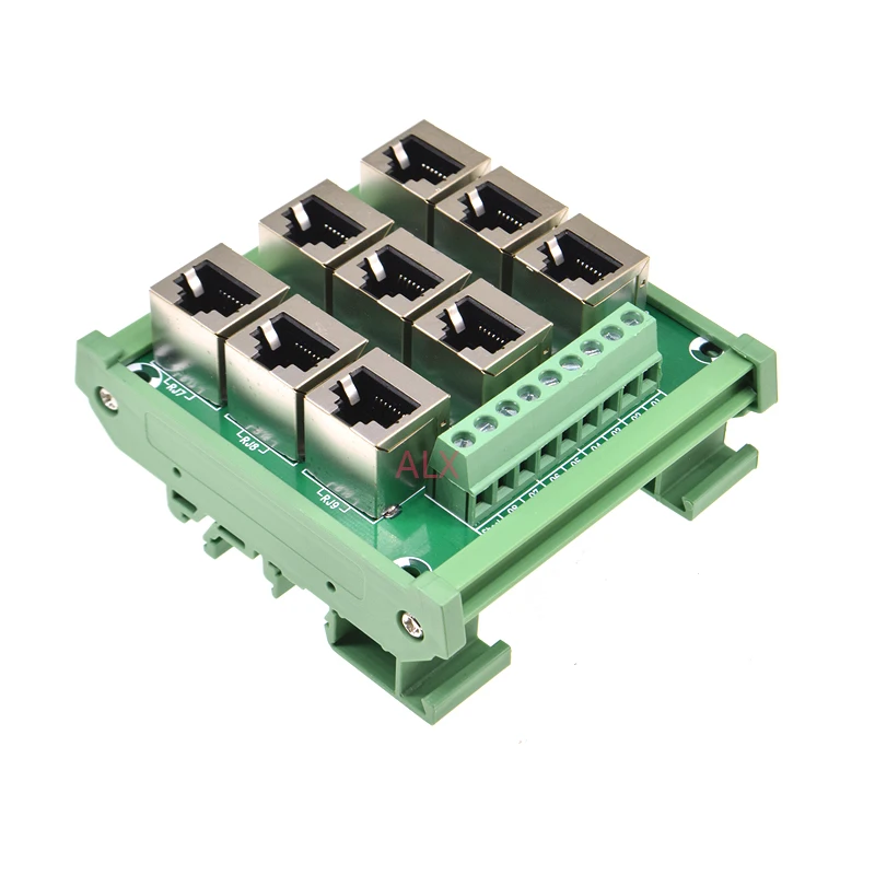 

RJ45 9-портовый адаптер ALINSIN