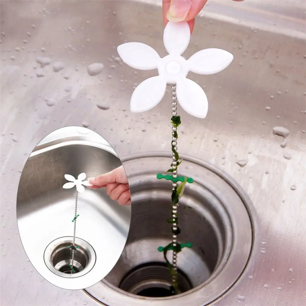 

Flexible Cleaner Sewer Hair Catcher Clog Plug Freely Bendable Pipeline Cleaning Drain Cleaner Anti-Blocking Sink Cleaning Chain