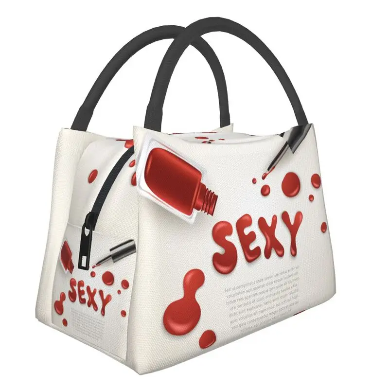 

Пикантный лак для ногтей, Портативный Ланч-бокс для женщин, герметичный маникюрный маникюр, маникюр, охладитель, Термоизолированный Ланч-бо...