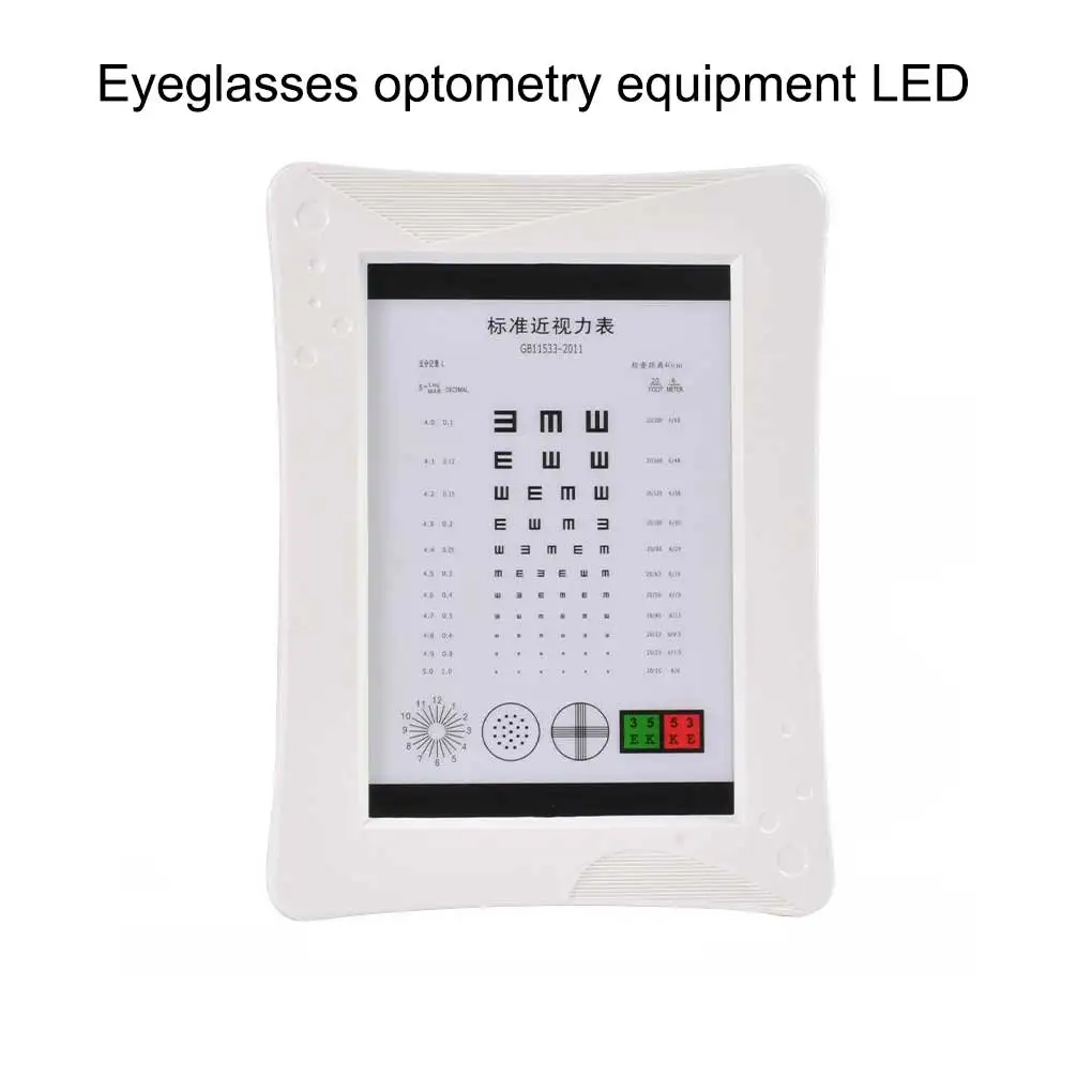 

Visionary Chart Eye Tester Testing Device Self-adhesive Household Accessories Removable Ophthalmic Equipment Test Charts