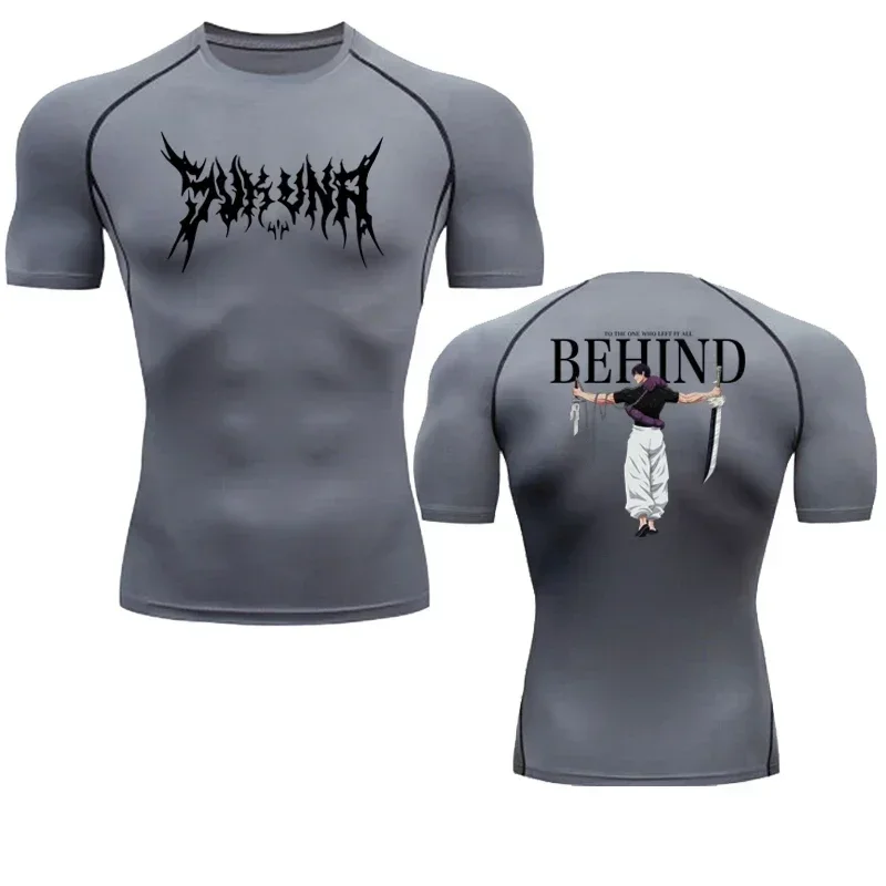 Мужская Быстросохнущая Компрессионная Тренировочная Футболка С Коротким