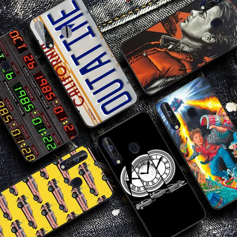 

Back To The Future Time Machine Phone Case for Samsung A51 01 50 71 21S 70 31 40 30 10 20 S E 11 91 A7 A8 2018