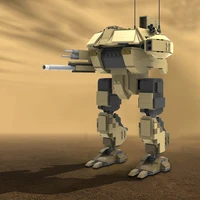 moc desert combat walker mecha gdi titan mk 1 v3 building blocks set for command and conquer robot bricks toys children gifts