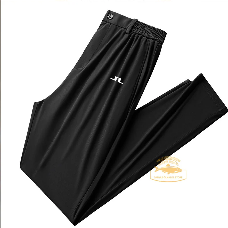 

Брюки для гольфа мужские быстросохнущие, спортивные эластичные штаны для гольфа с поясом, одежда для гольфа, весна-лето