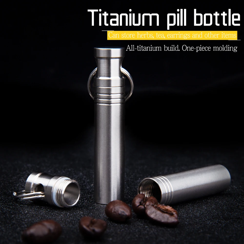 Герметичная бутылка из титанового сплава для медицинских капсул
