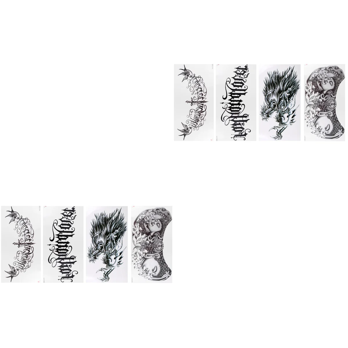 

Тату-наклейки для взрослых, 8 листов