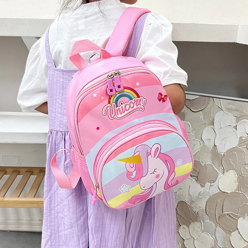 

Girls Cute Unicorn Pink Color Kindergarten Bag Boys Kids Cartoon Backpacks Kindergarten Schoolbags Unicorn Kids Schoolbag