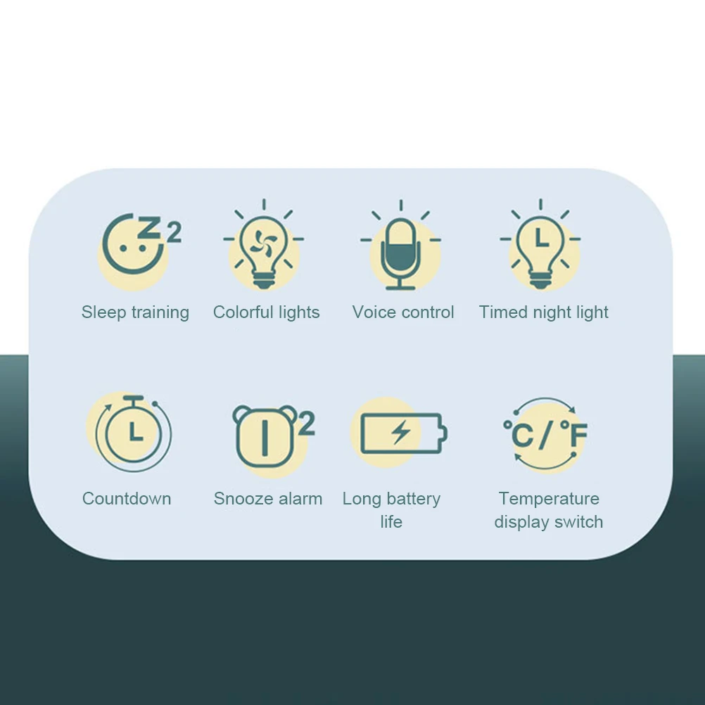 Цифровой Будильник Детский будильник с милым динозавром прикроватные часы