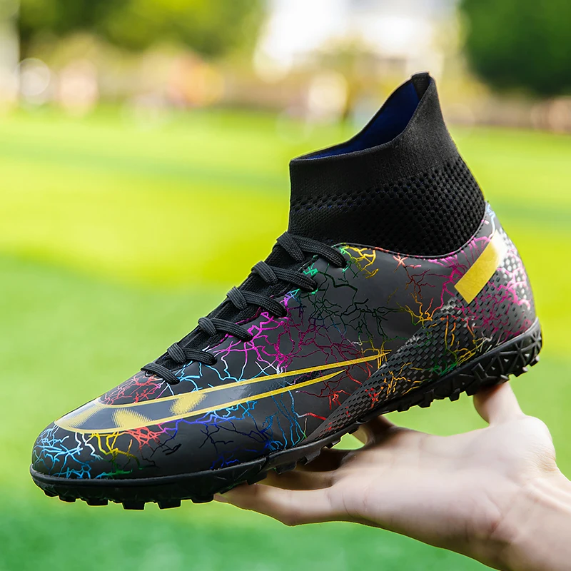 

Men Soccer Shoes Artificial Grass Training Footwear Original Pro Society Football Boot Teen Football Tournament Shoes for Kids