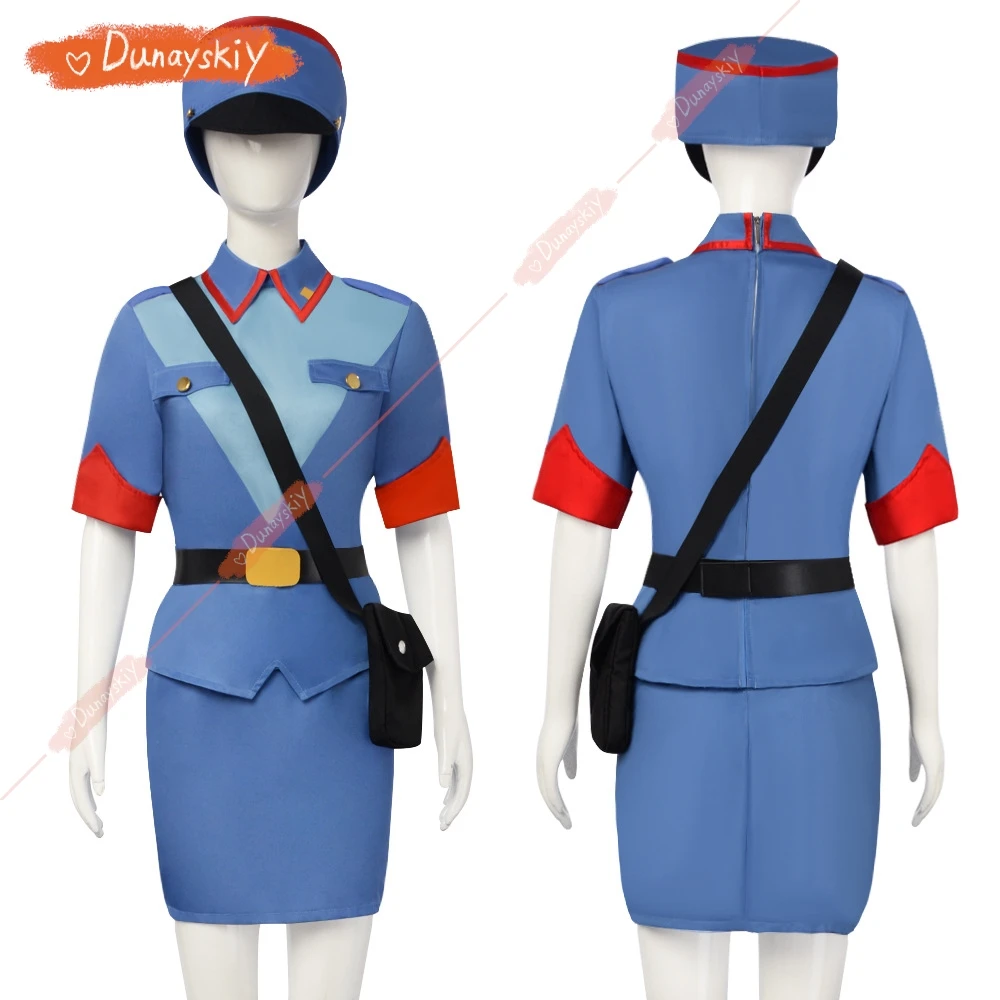 Офицер Дженни Косплей Костюм Хэллоуин Рождество Comic con Game Аниме Вечеринка